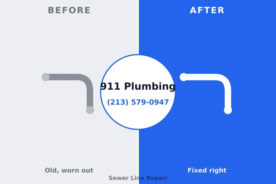 Before and after: plumbing company Allentown, NJ